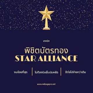พิชิตบัตรทอง Star Alliance ด้วยงบที่น้อยที่สุด