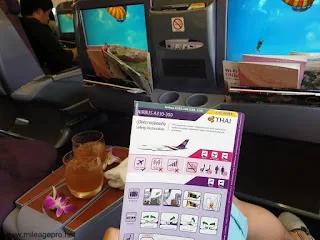 TG689 FUK-BKK (Fukuoka-Bangkok by A330) Royal Silk Class
