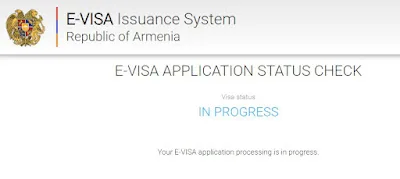 Check Status Visa Armenia