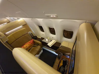 EY38 CDG-AUH (Paris-Abu Dhabi by B773) First Class
