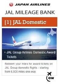 JBM เที่ยวบินภายในประเทศญี่ปุ่น