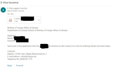 ผลทางอีเมลล์ วีซ่ายูเครน ผลทางอีเมลล์ Visa Ukraine