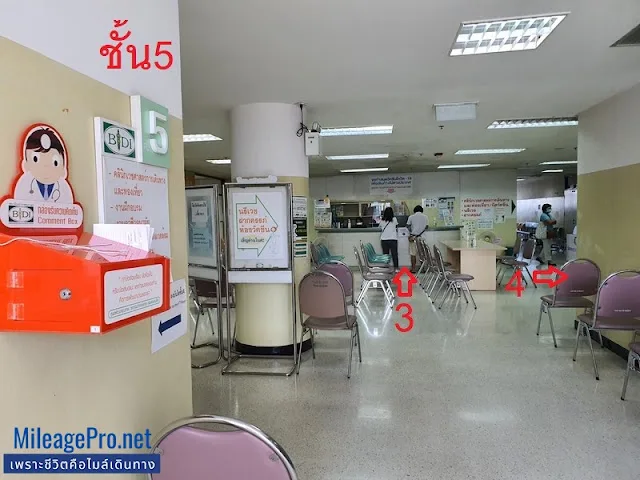 คลินิกเวชศาสตร์การเดินทางและท่องเที่ยว ชั้น5 สถาบันบําราศนราดูร ชั้น5